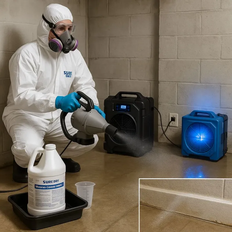 Sanitization and Odor Removal process in Walled Lake, MI