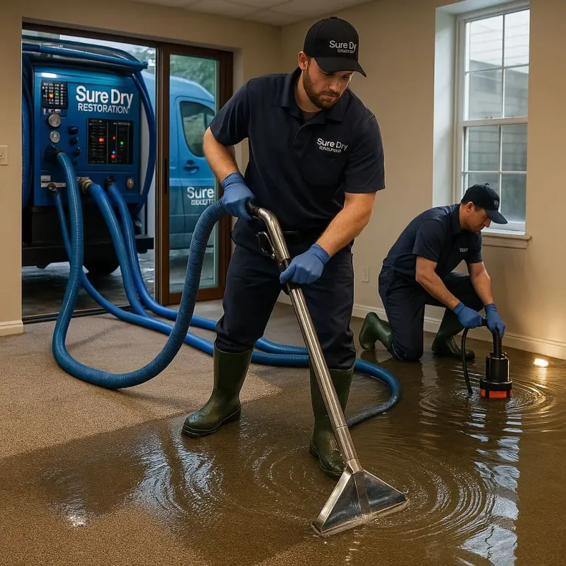 Water Extraction and Removal process in Walled Lake, MI